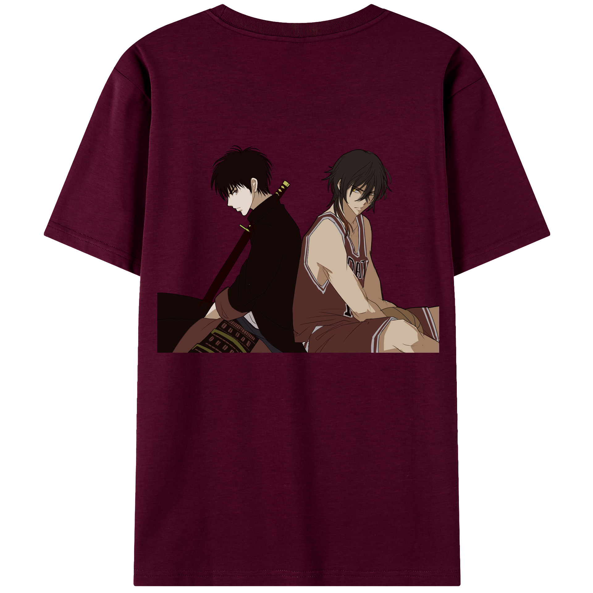 SLAM DUNK／スラムダンク レディース半袖Tシャツ(バックプリント)